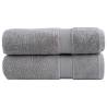  Premium Shower Towels SOLUND 2pcs Grey 70x140cm 600gsm Colour grey Size 70 x 140 cm Quantity in Package 2 