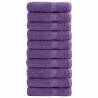  Premium Hand Towels SOLUND 10 pcs Purple 50x100 cm 600 gsm Colour purple Size 50 x 100 cm Quantity in Package 10 