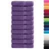 Premium Hand Towels SOLUND 10 pcs Purple - 50x100 cm