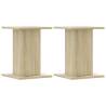 Sonoma Oak Speaker Stands - 2 pcs, 30x30x40 cm - Durable & Stylish