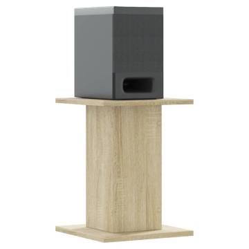 Sonoma Oak Speaker Stands - 2 pcs, 30x30x40 cm - Durable & Stylish