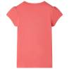 Kids' Coral T-shirt 128 - Stylish & Comfortable