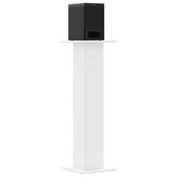 Speaker Stands 2 pcs White 30x30x95 cm - Durable & Stylish