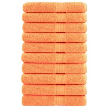 Premium Sauna Towels SOLUND - 10 pcs Orange | 80x200 cm