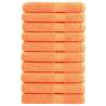  Premium Sauna Towels SOLUND 10 pcs Orange 80x200 cm 600 gsm Colour orange Size 80 x 200 cm Quantity in Package 10 