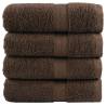  Premium Guest Towels SOLUND 4pcs Brown 30x50cm 600gsm Colour brown Size 30 x 50 cm Quantity in Package 4 