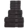  8 Piece Premium Towel Set SOLUND Anthracite 600 gsm Colour anthracite Quantity in Package 1 