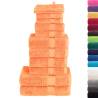 12 Piece Premium Towel Set SOLUND Orange - 600 GSM | HipoMarket