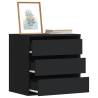  Corner Chest of Drawers Black 60x41x58 cm Engineered Wood Colour black Size 60 x 41 x 58 cm Quantity in Package 1 