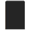 Corner Chest of Drawers Black | Durable Engineered Wood Furniture