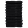  Premium Towels SOLUND 10 pcs Black 100x200 cm 600 gsm Colour black Size 100 x 200 cm Quantity in Package 10 