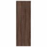 Brown Oak Plant Stands - 2 pcs, 33x33x100 cm | Durable Display