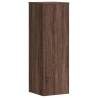 Brown Oak Plant Stands - 2 pcs, 33x33x100 cm | Durable Display