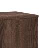 Brown Oak Plant Stands - 2 pcs, 33x33x100 cm | Durable Display