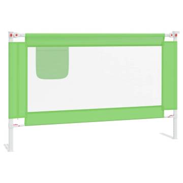 Toddler Safety Bed Rail Green 120x25 cm Fabric | HipoMarket