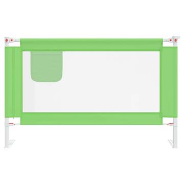 Toddler Safety Bed Rail Green 120x25 cm Fabric | HipoMarket