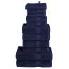  12 Piece Premium Towel Set SOLUND Navy Blue 600 gsm Colour navy blue Quantity in Package 1 