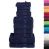 Premium 12 Piece Navy Blue Towel Set - SOLUND 600 gsm