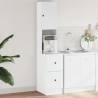  Kitchen Cabinet White 35x50x180 cm Engineered Wood Colour white Size 35 x 50 x 180 cm Quantity in Package 1 Number of 