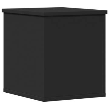 Storage Box Black 30x35x35 cm - Durable & Stylish