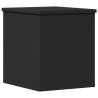 Storage Box Black 30x35x35 cm - Durable & Stylish