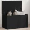  Storage Box Black 60x35x35 cm Engineered Wood Colour black Size 60 x 35 x 35 cm Quantity in Package 1 