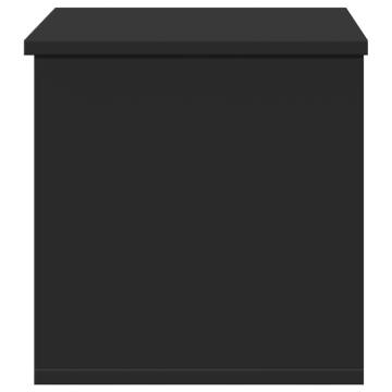 Storage Box Black 60x35x35 cm | Engineered Wood - HipoMarket