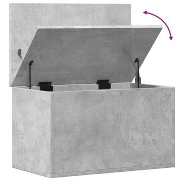 Concrete Grey Storage Box - Versatile & Stylish | HipoMarket