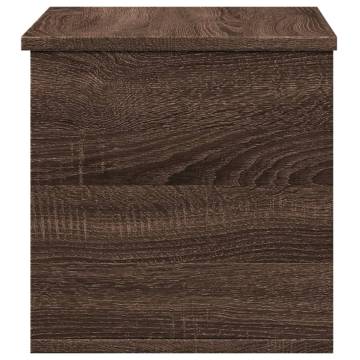 Brown Oak Storage Box 60x35x35 cm - Durable & Stylish