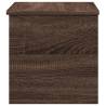 Brown Oak Storage Box 60x35x35 cm - Durable & Stylish