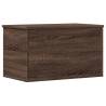 Brown Oak Storage Box 60x35x35 cm - Durable & Stylish