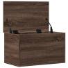 Brown Oak Storage Box 60x35x35 cm - Durable & Stylish