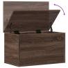 Brown Oak Storage Box 60x35x35 cm - Durable & Stylish