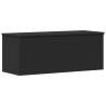 Storage Box Black 90x35x35 cm | Durable Engineered Wood