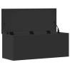 Storage Box Black 90x35x35 cm | Durable Engineered Wood